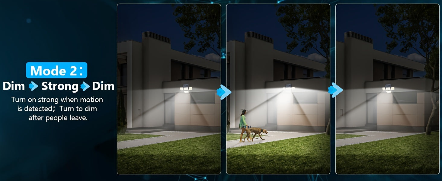 Solar Motion Sensor security light fixtures