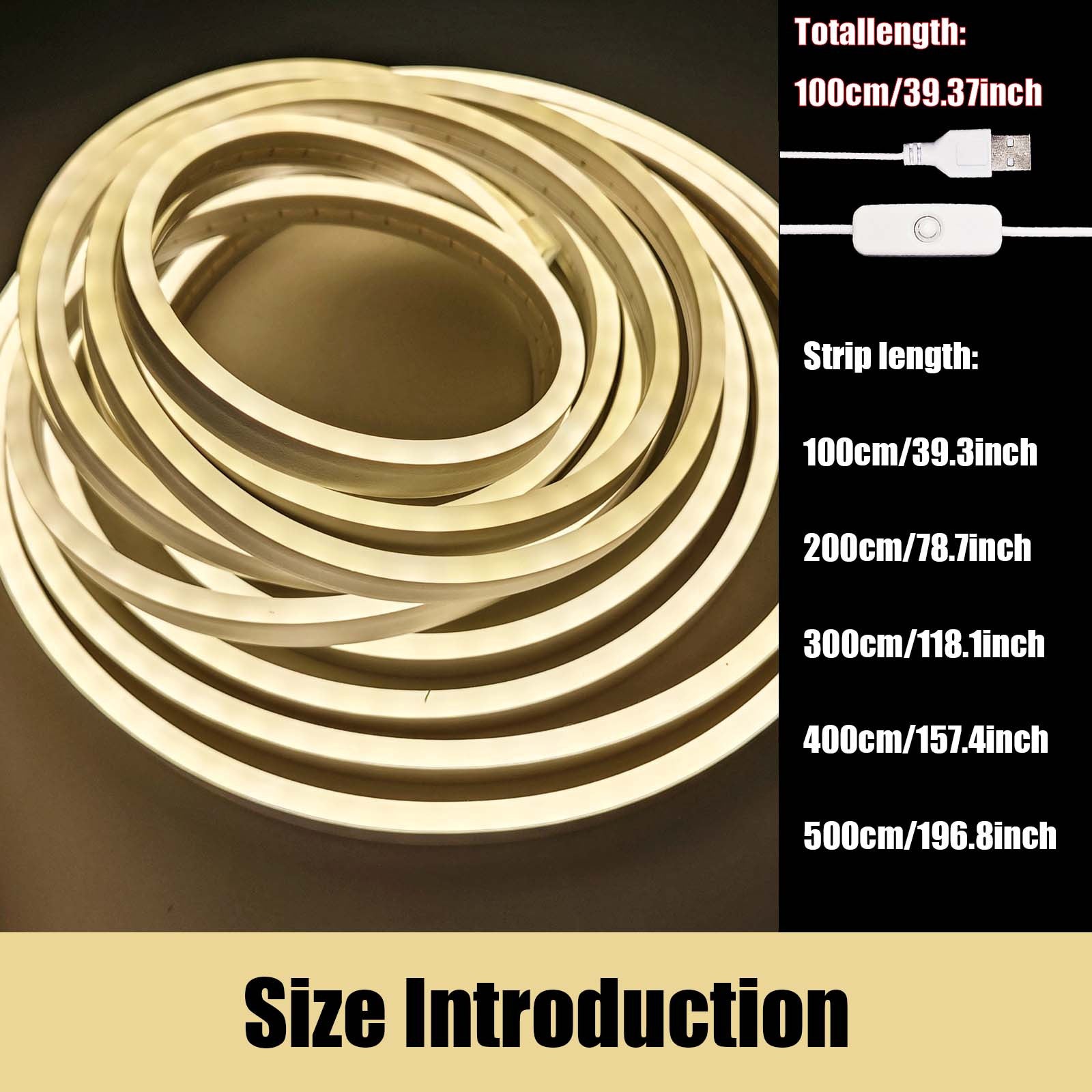 Flexible Rope LED light strip fixture