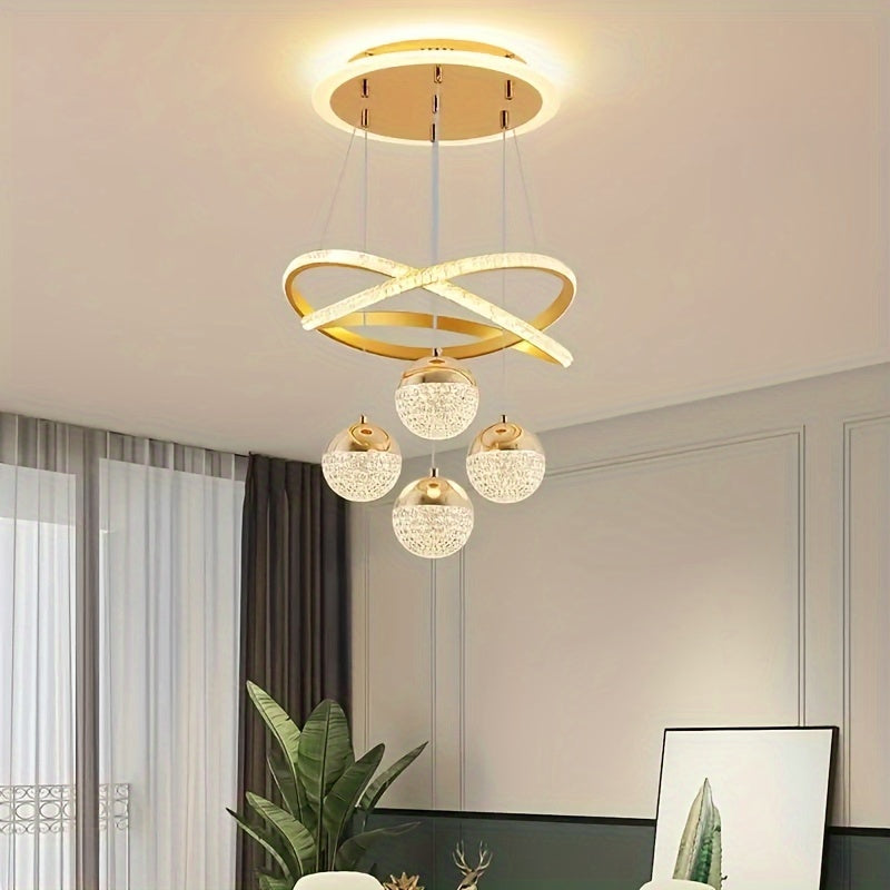 Contemporary Dimmable Pendant Chandelier