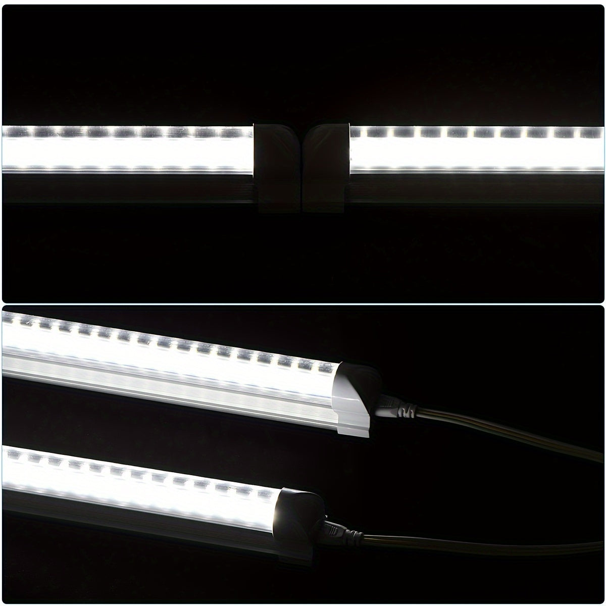 Linkable Fluorescent Tube Light Fixtures