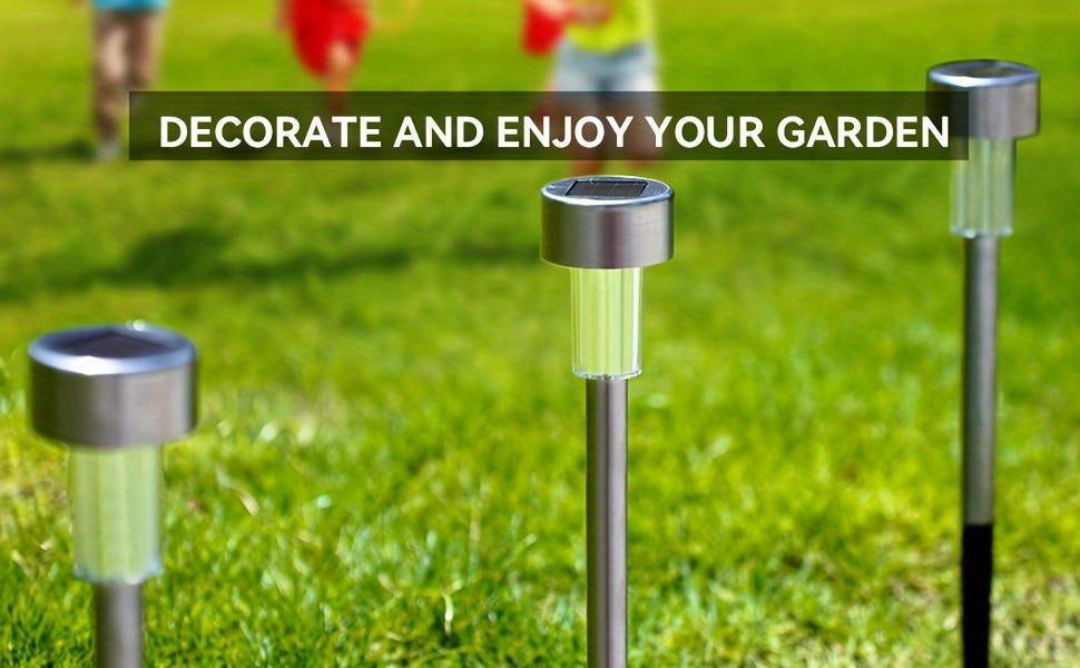 Stainless Steel solar outdoor pathway lights