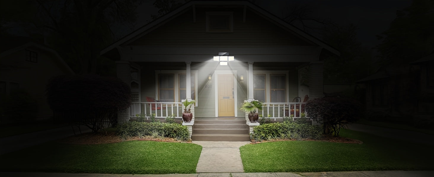 Solar Motion Sensor security light fixtures
