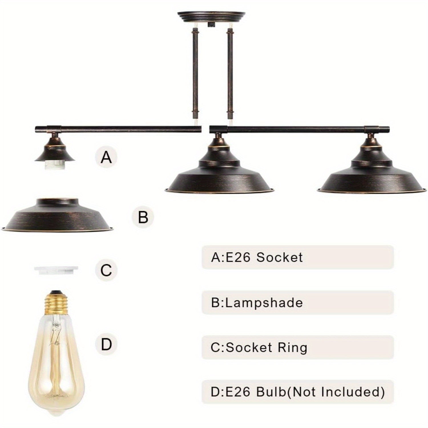 Bronze Bathroom Vanity Light Fixture