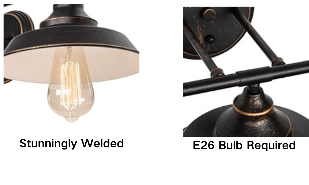Bronze Bathroom Vanity Light Fixture