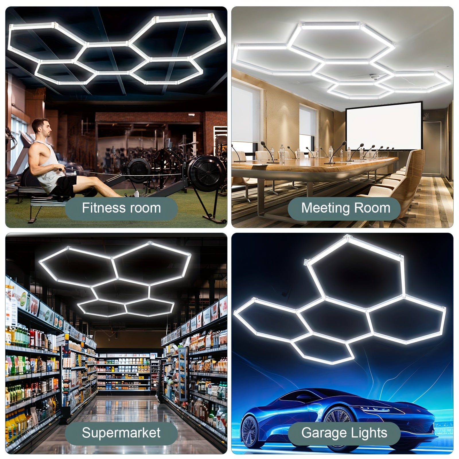 Honeycomb Geometric Light Fixture