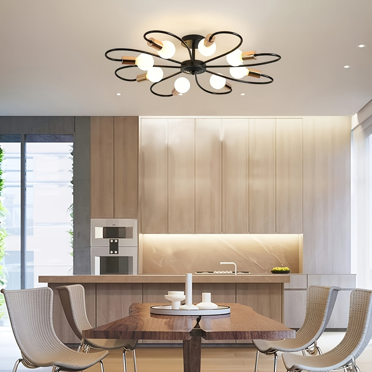 Flower Petal Floral Light Fixture