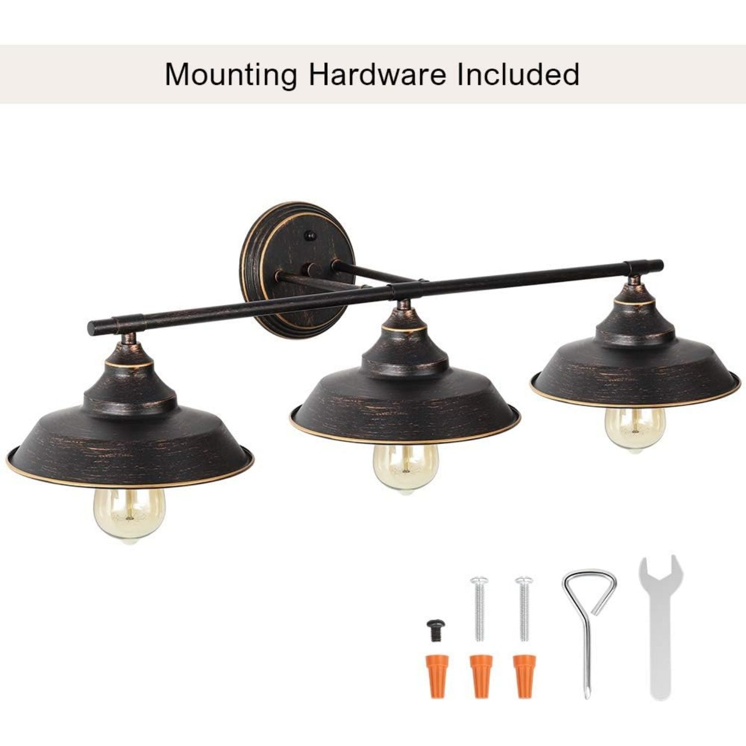 Bronze Bathroom Vanity Light Fixture