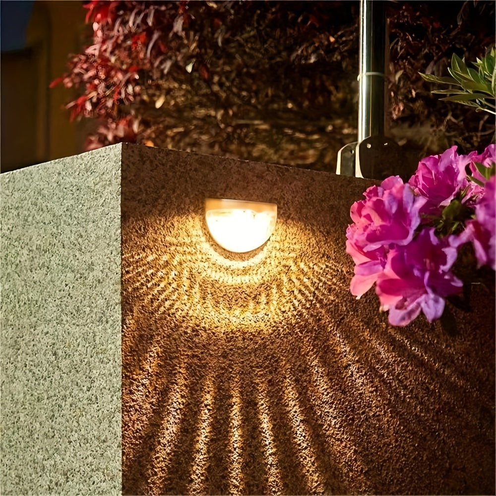 Solar outdoor LED light fixtures