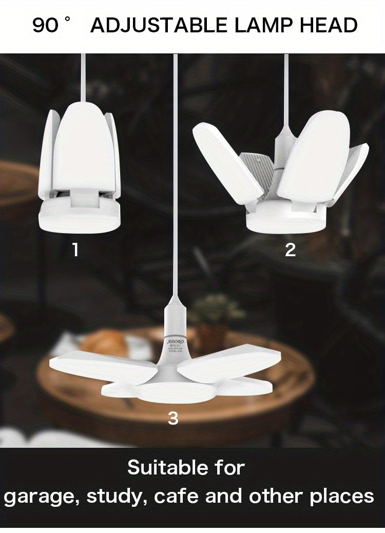 Deformable LED Four leaf light fixtures