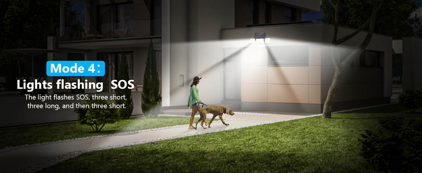 Solar Motion Sensor security light fixtures