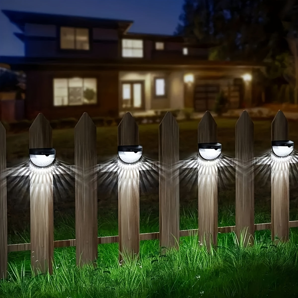 Solar outdoor LED light fixtures