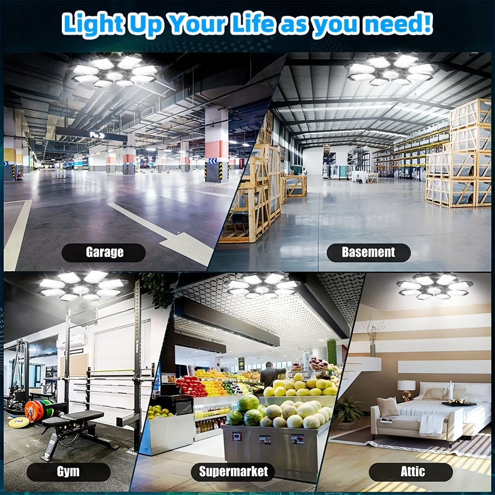 Deformable Garage Ceiling Light