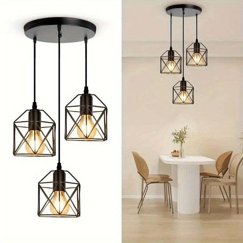 Cage Geometric Hanging Light Fixtures