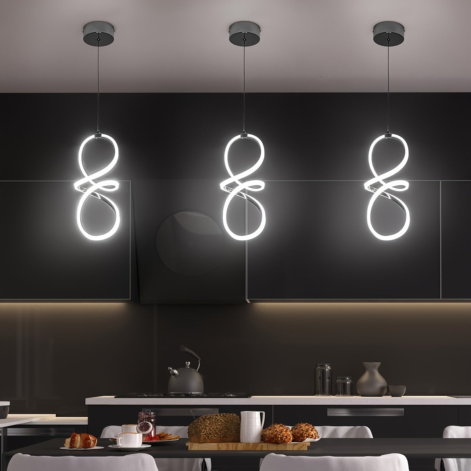 Infinity Loop Pendant Light Fixtures