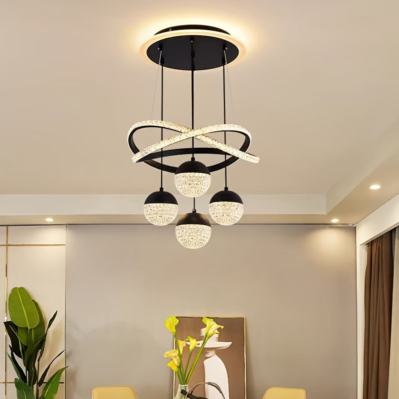Contemporary Dimmable Pendant Chandelier