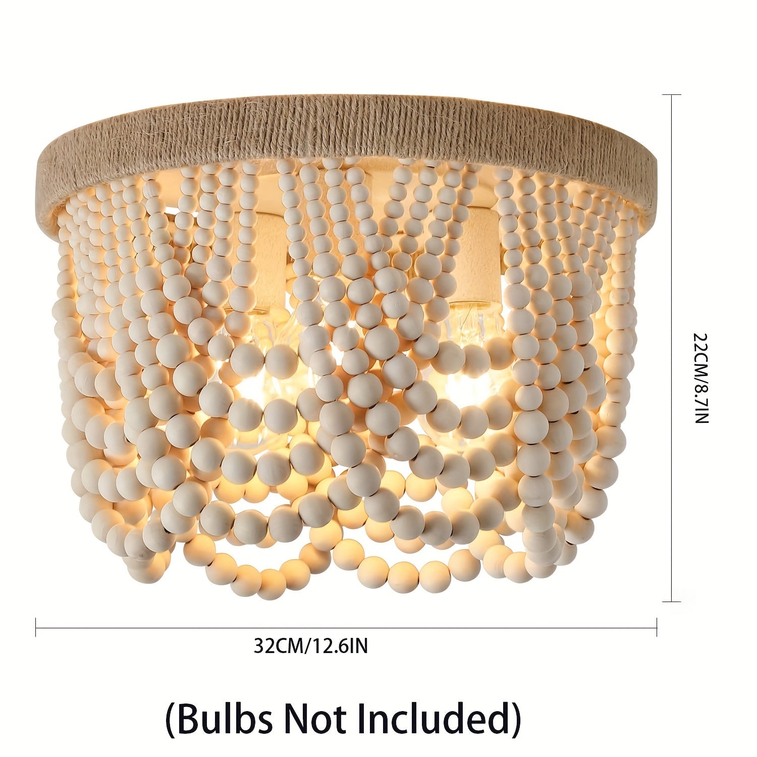 Boho beaded light fixtures