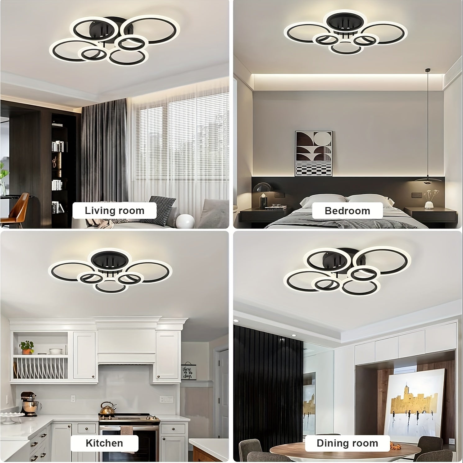 Ring LED Ceiling Light Fixtures