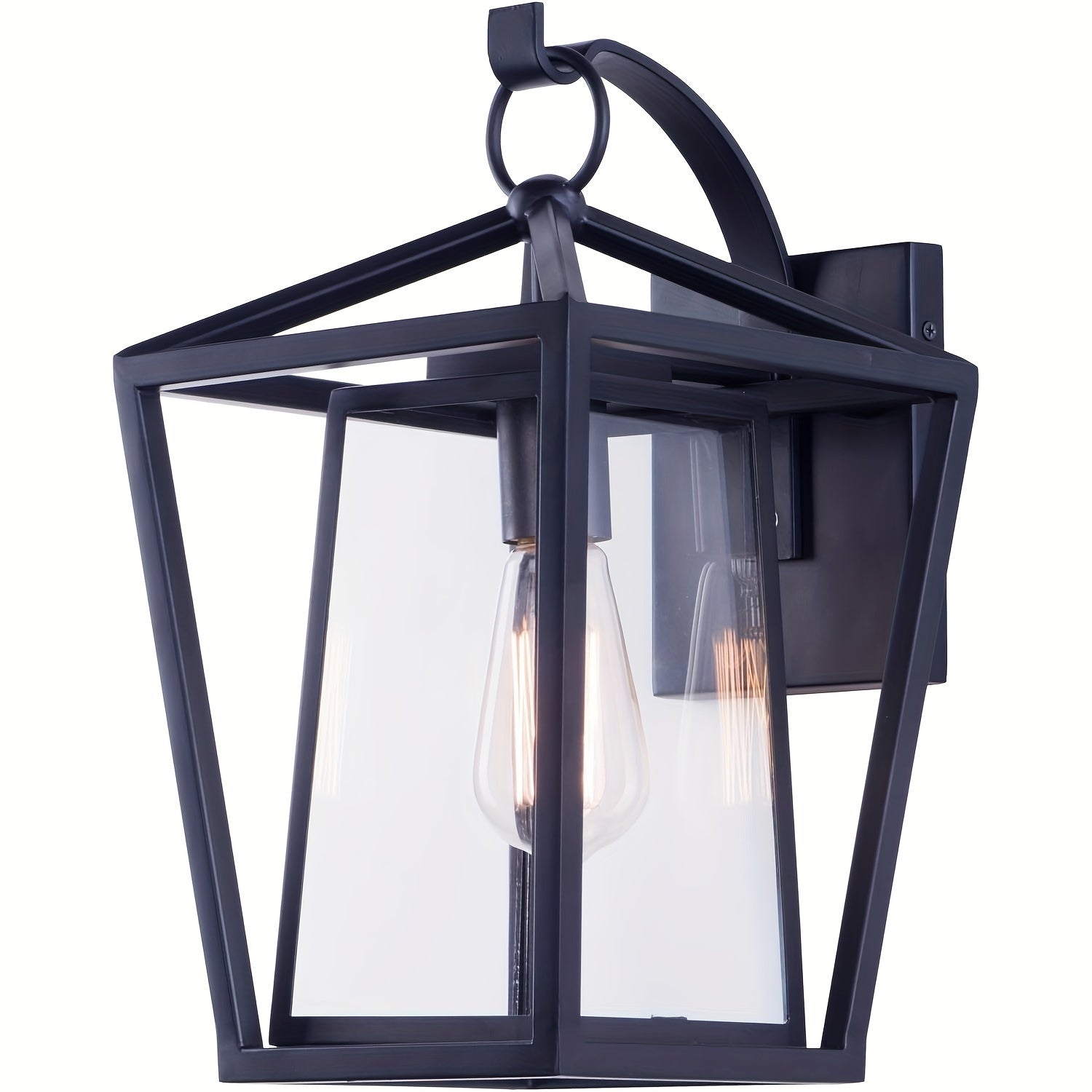 Black Lantern Vintage Wall Light Fixtures