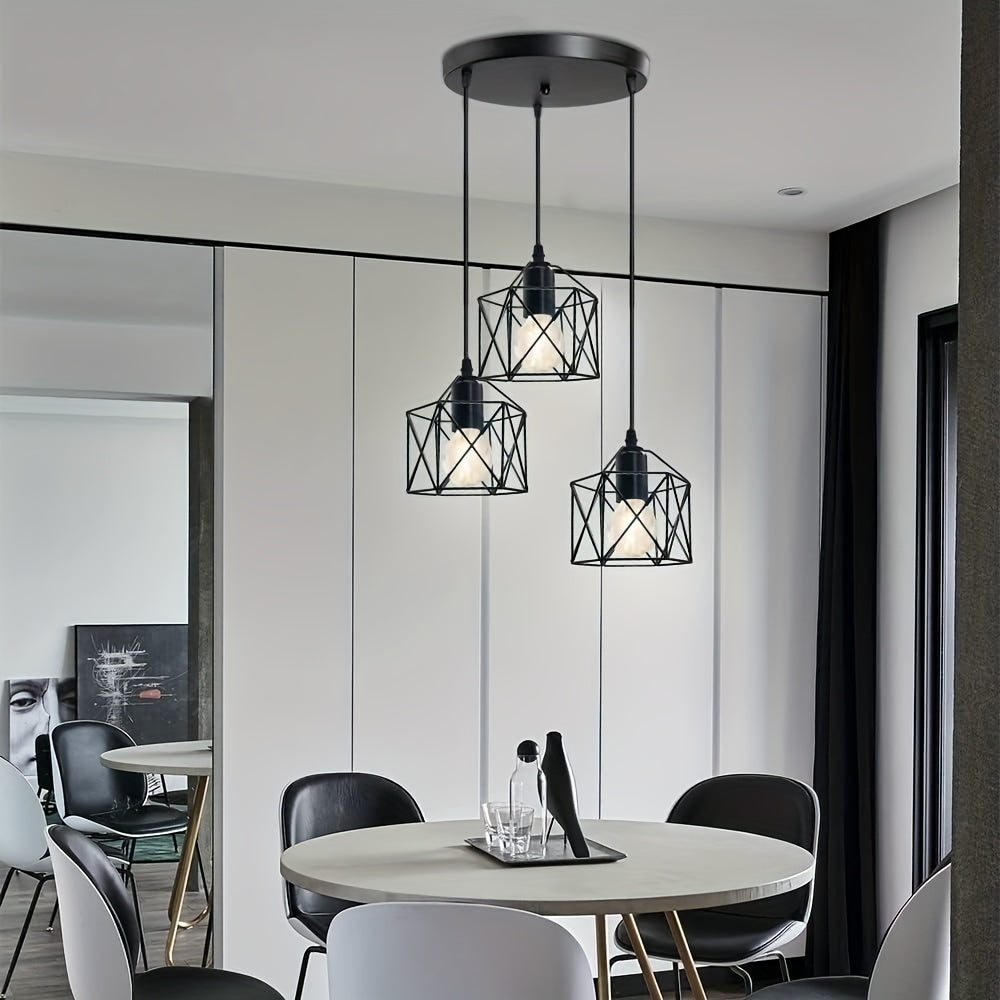Cage Geometric Hanging Light Fixtures