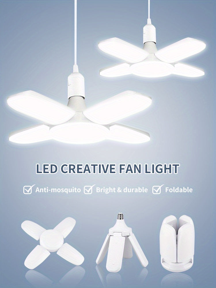 Deformable LED Four leaf light fixtures