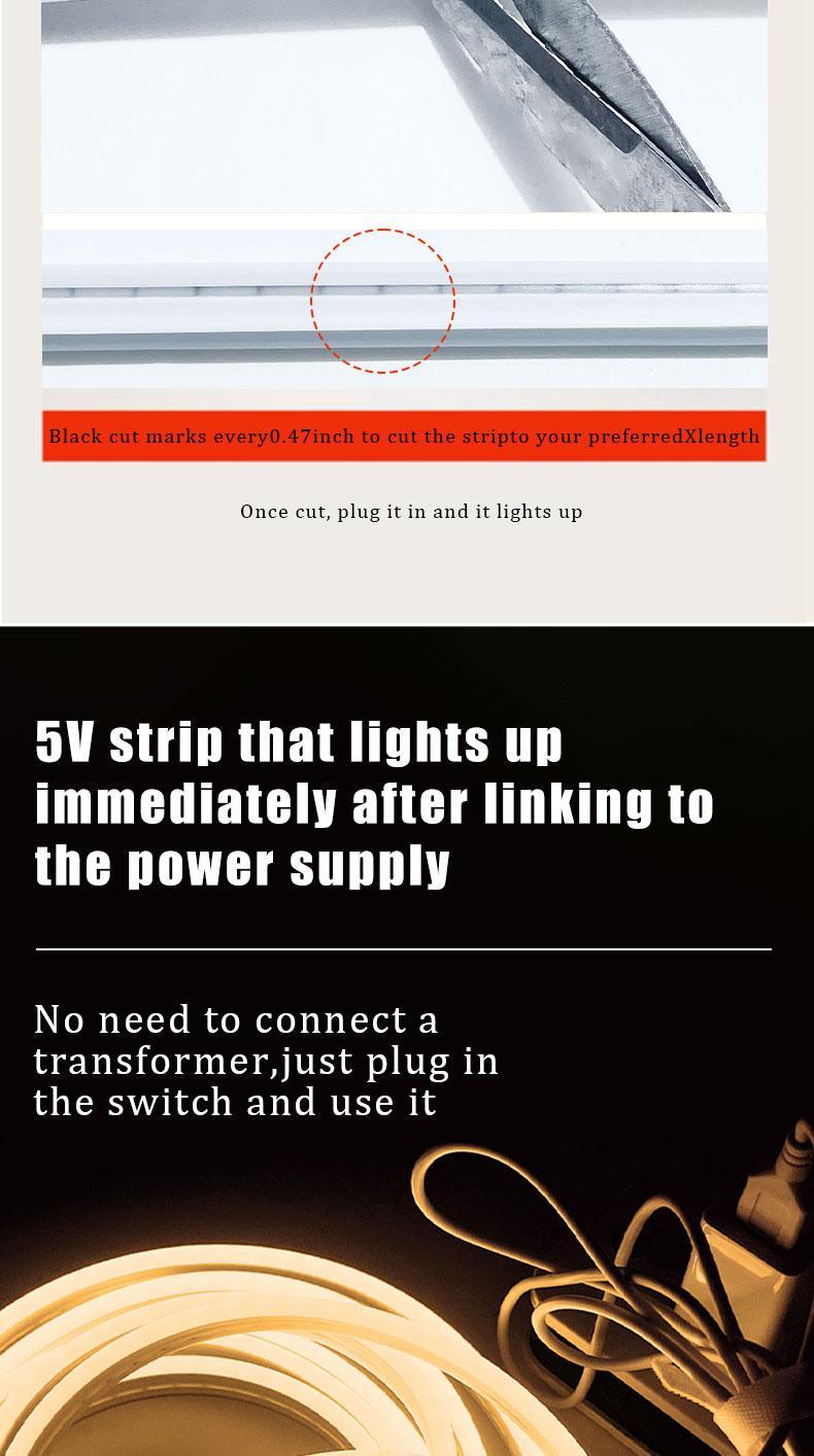 Flexible Rope LED light strip fixture