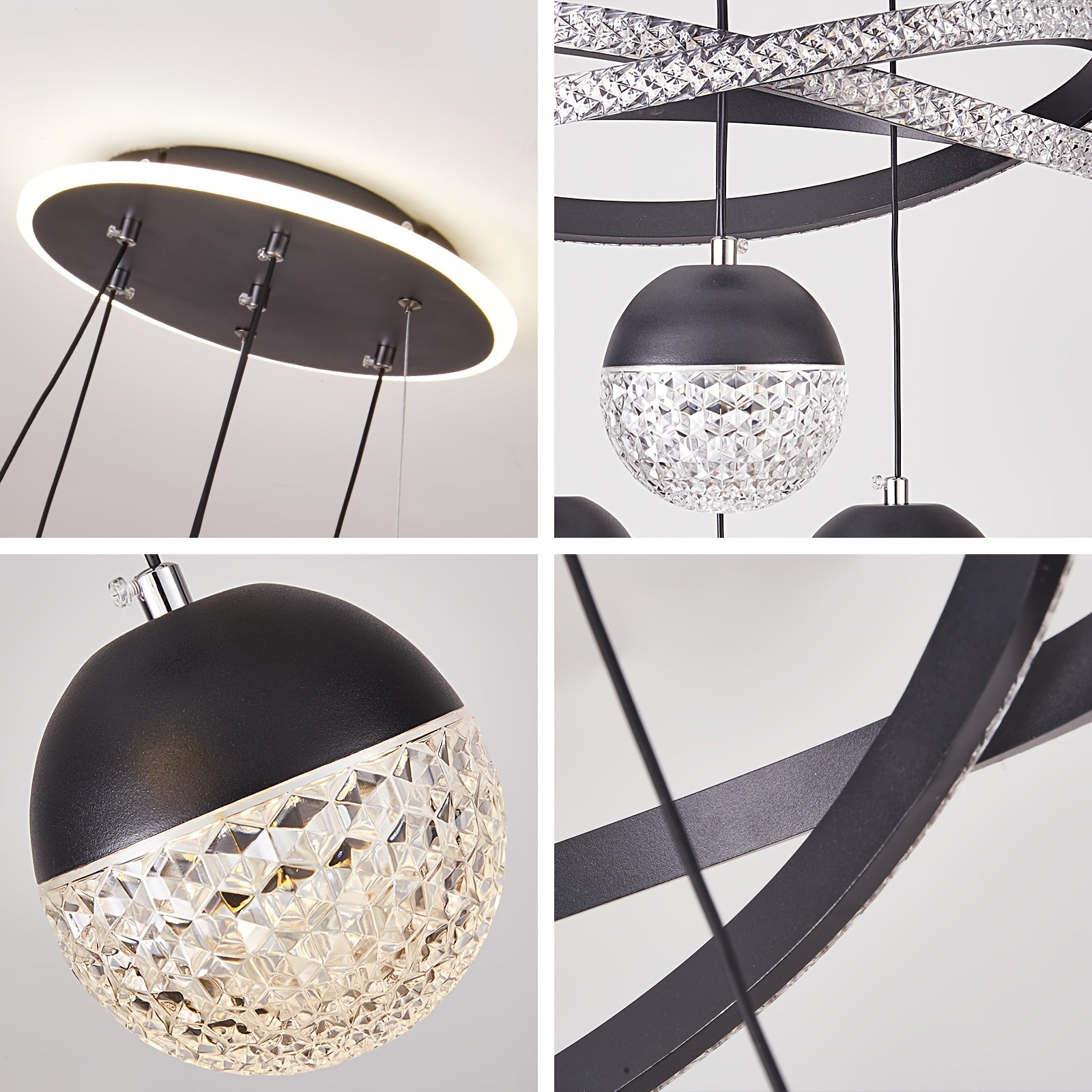 Crystal Ball Pendant Light Chandelier
