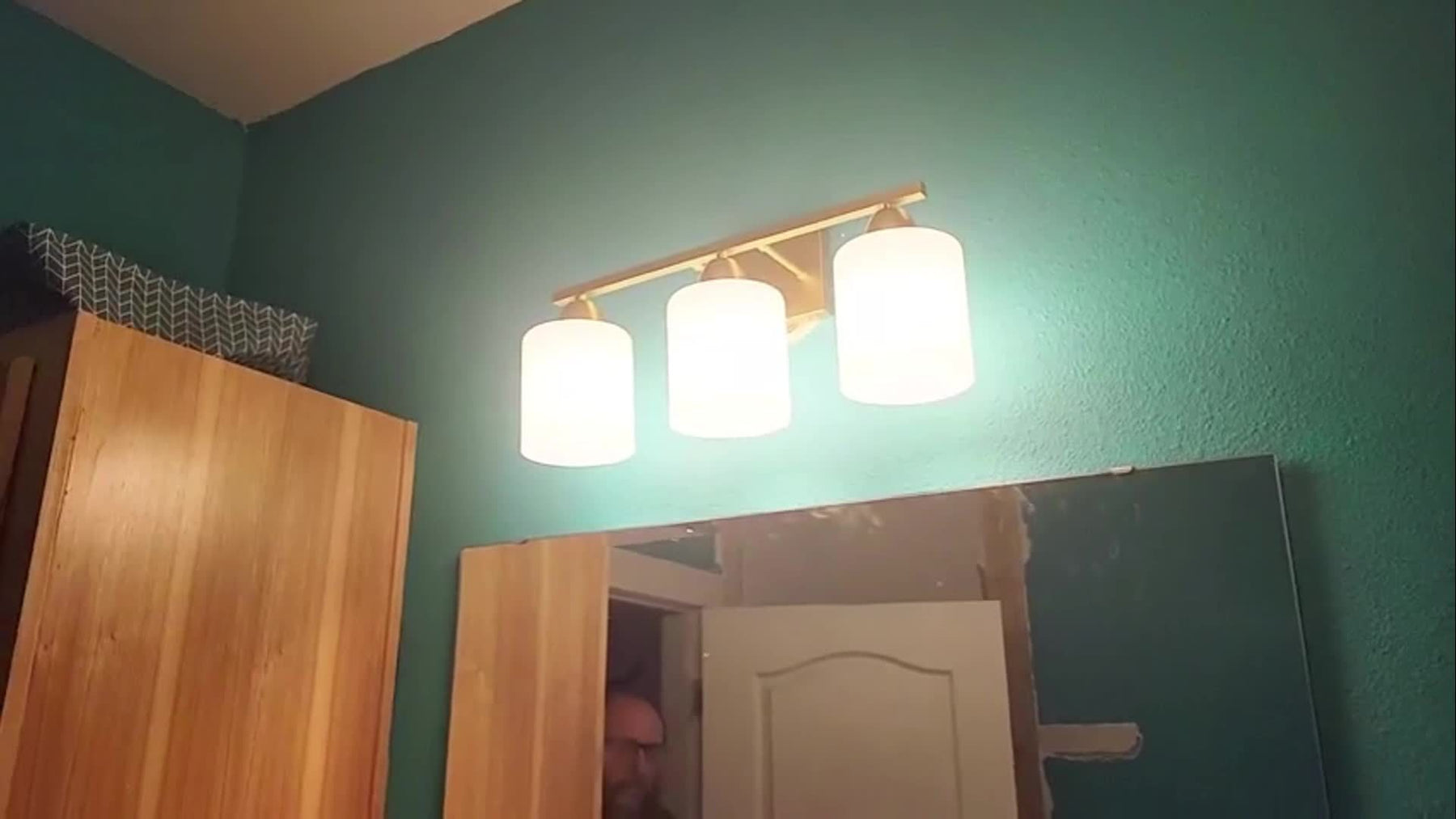 3-Light Bathroom Wall Sconce