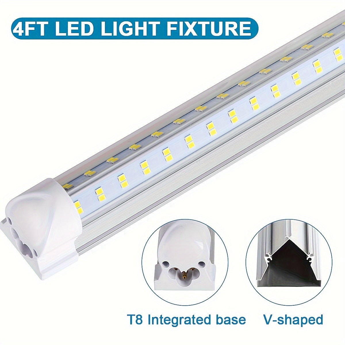 Linkable Fluorescent Tube Light Fixtures