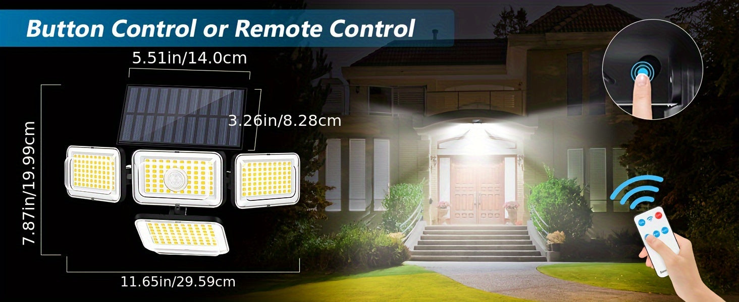 Solar Motion Sensor security light fixtures