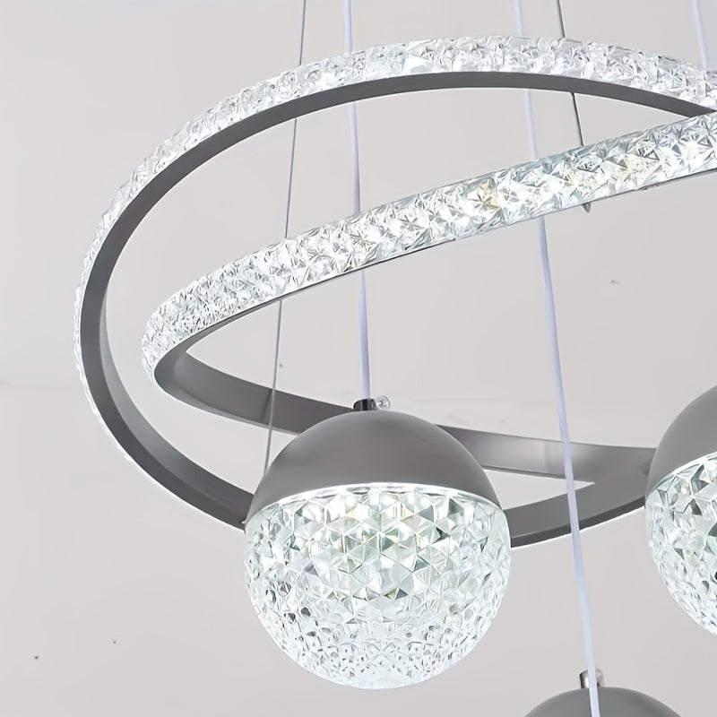 Contemporary Dimmable Pendant Chandelier