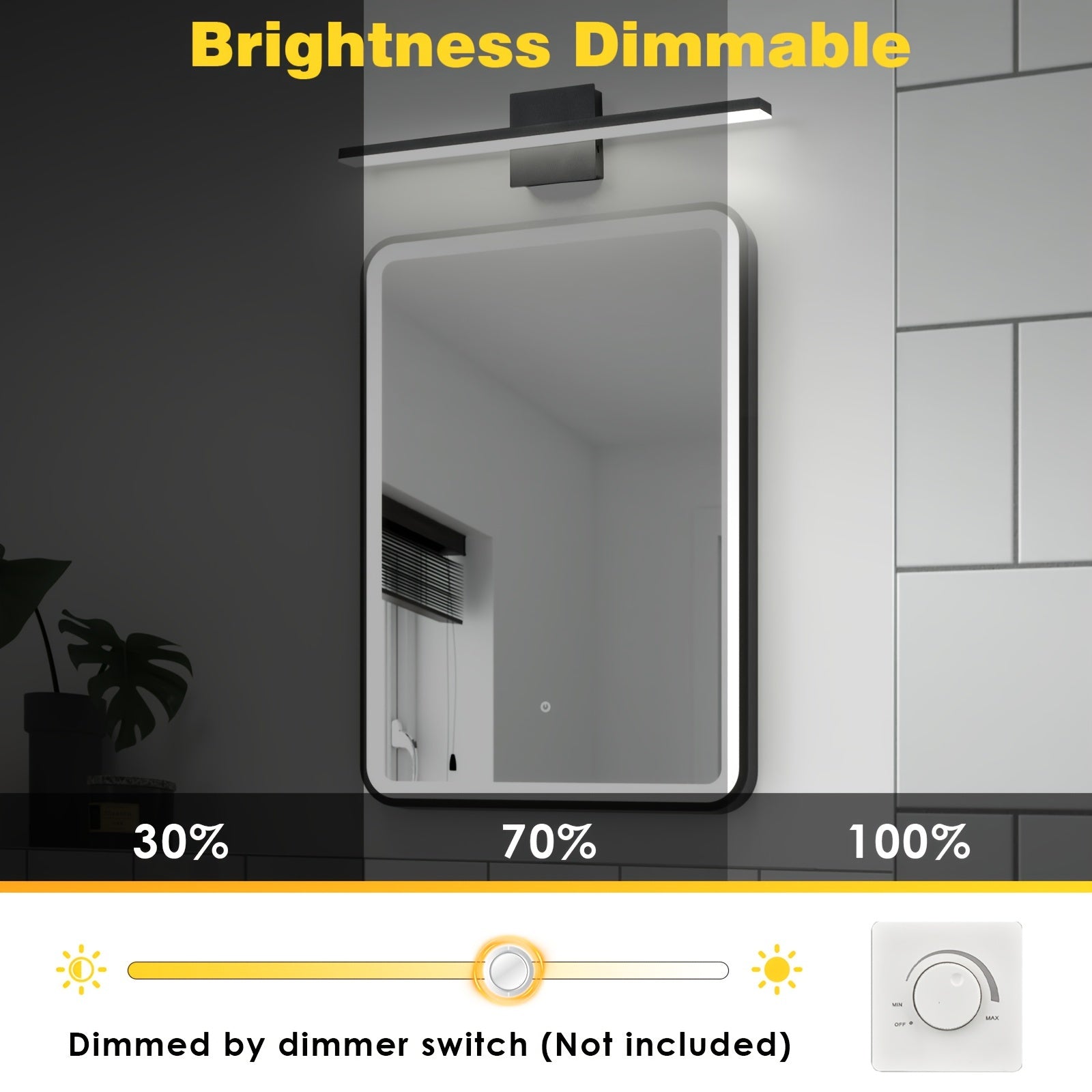 Linear led bathroom light fixtures