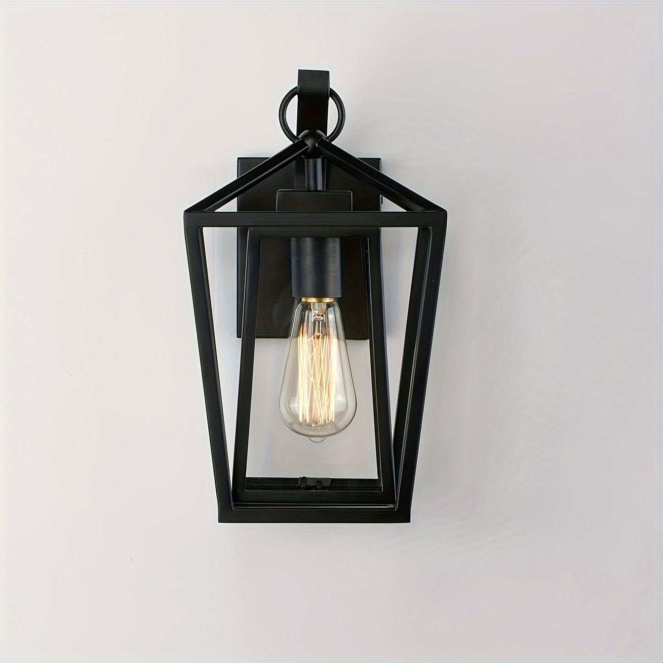 Black Lantern Vintage Wall Light Fixtures