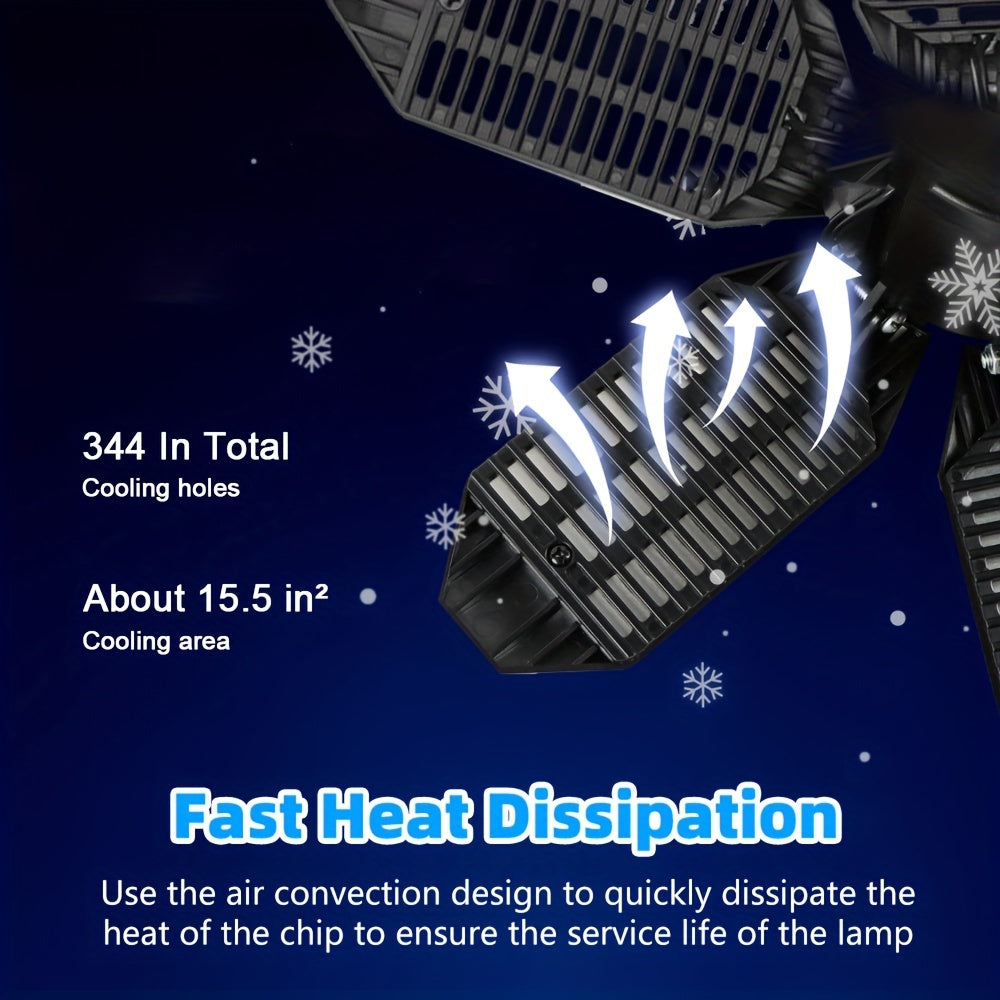 Deformable Garage Ceiling Light