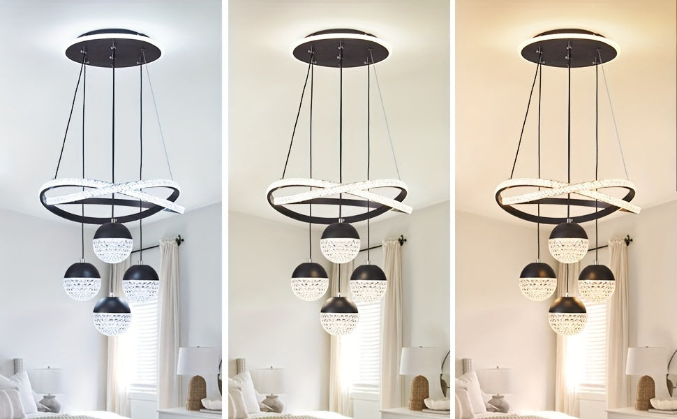 Crystal Ball Pendant Light Chandelier