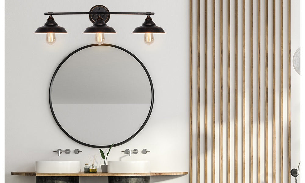 Bronze Bathroom Vanity Light Fixture