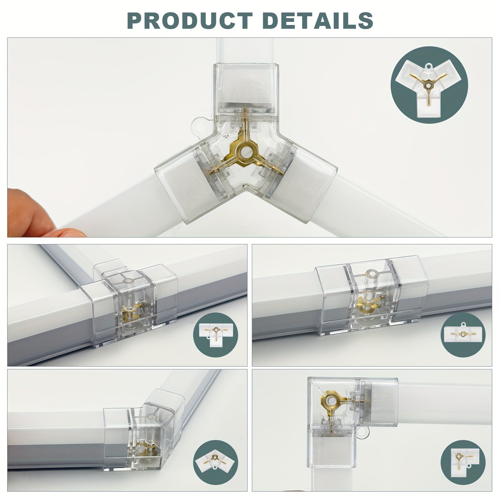 Hexagon LED light fixtures