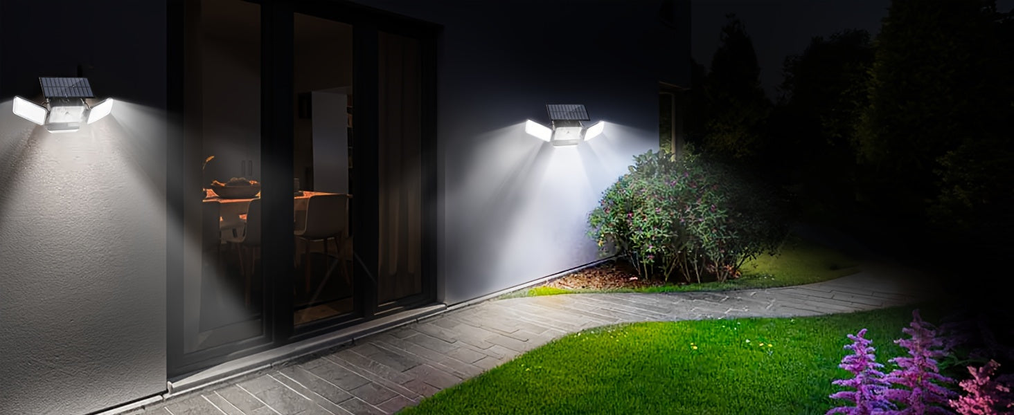 Solar Motion Sensor security light fixtures