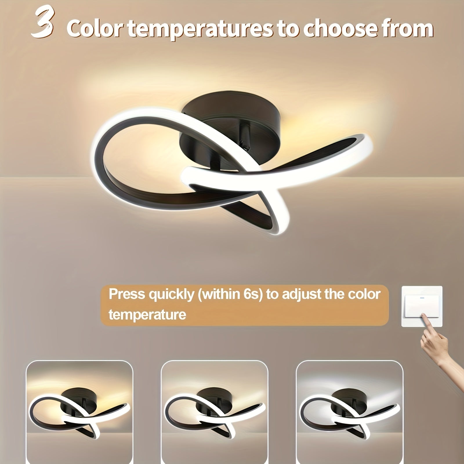 Modern LED Decorative acrylic light fixtures