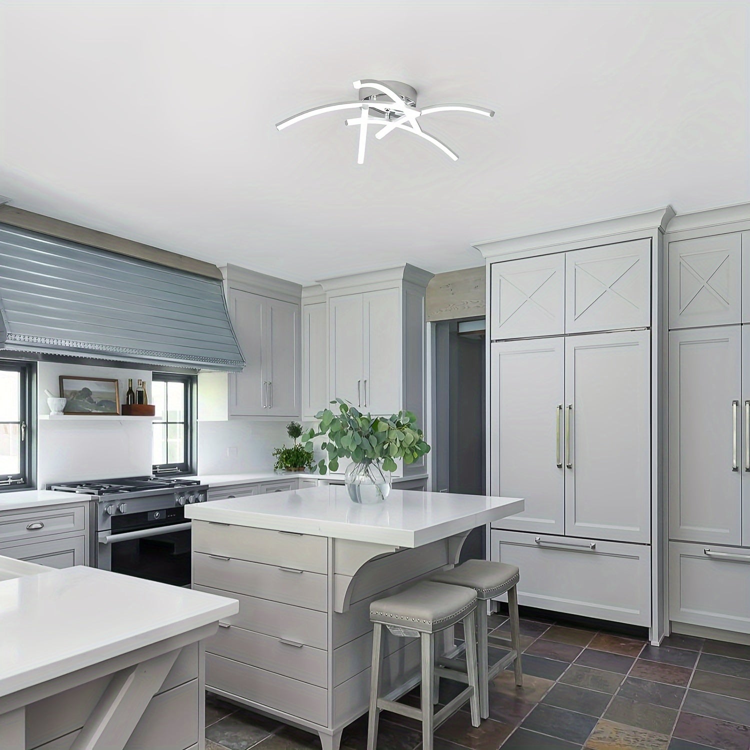 Contemporary Arc chandeliers