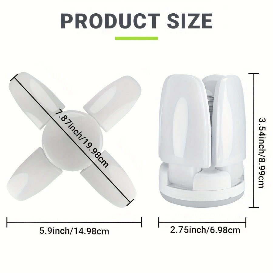 Deformable LED Four leaf light fixtures