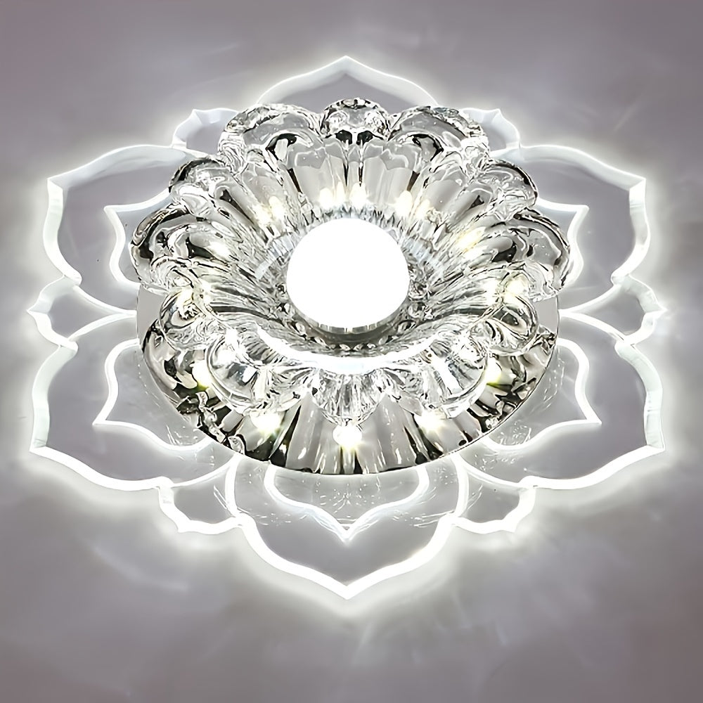 Crystal Recessed Ceiling Lotus Light fixtures
