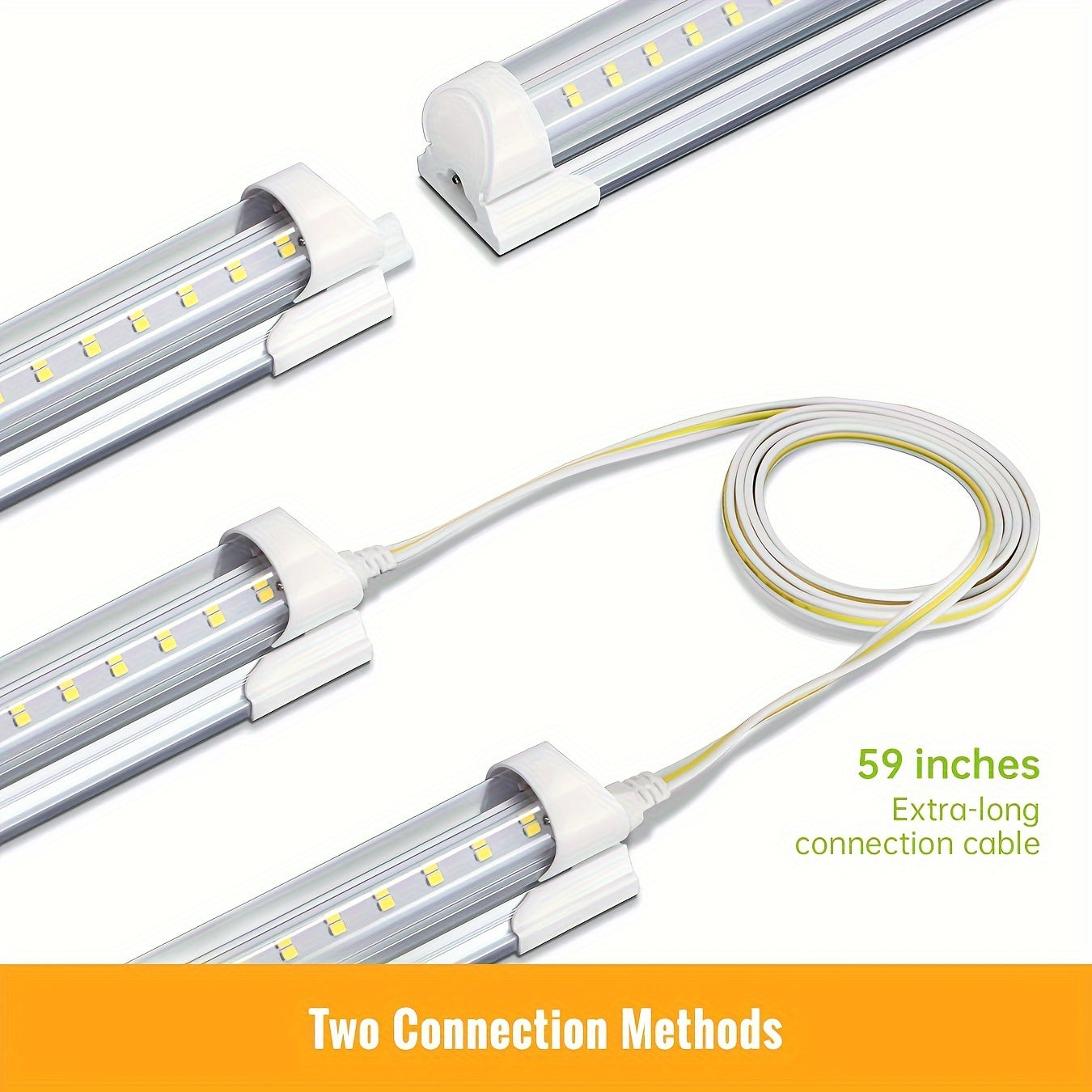 Linkable Fluorescent Tube Light Fixtures