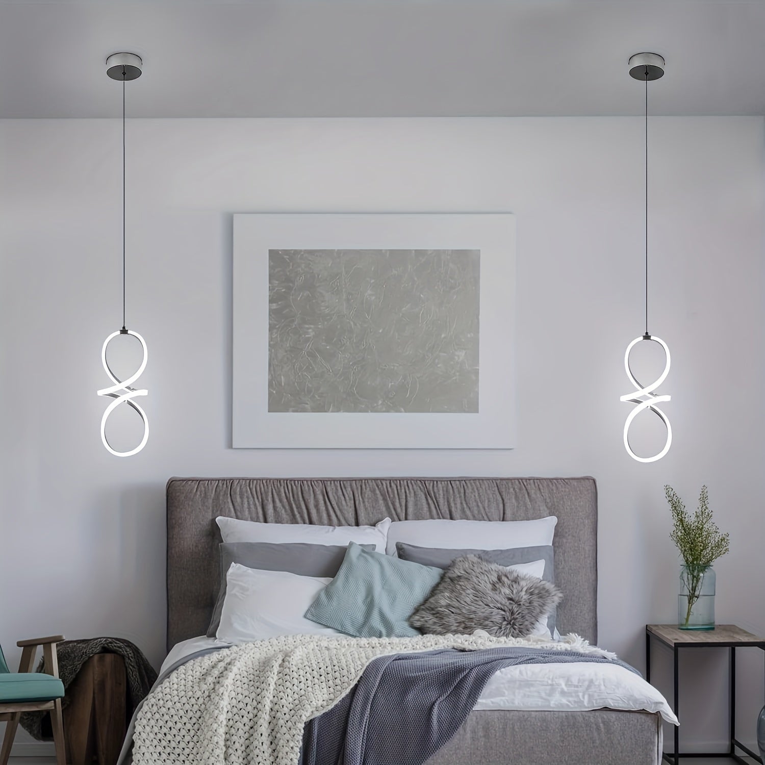 Infinity Loop Pendant Light Fixtures