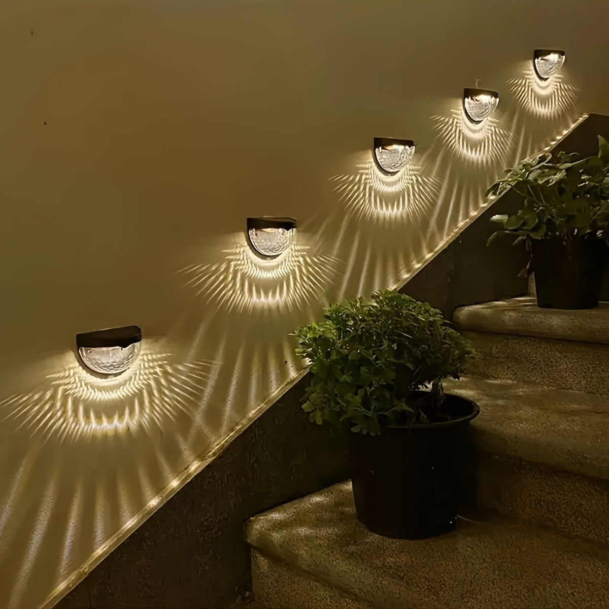 Solar outdoor LED light fixtures
