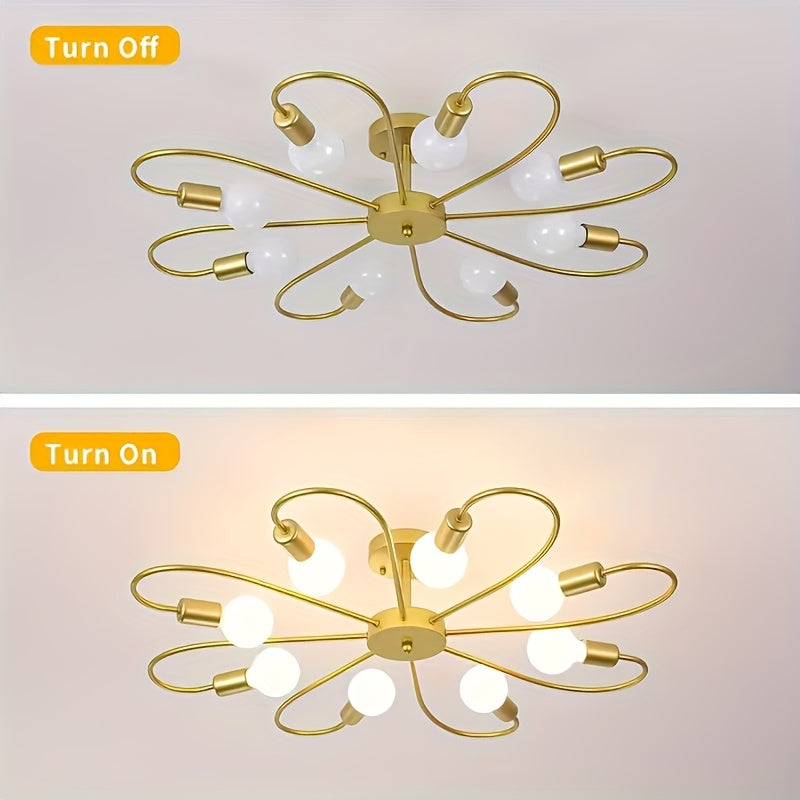 Flower Petal Floral Light Fixture
