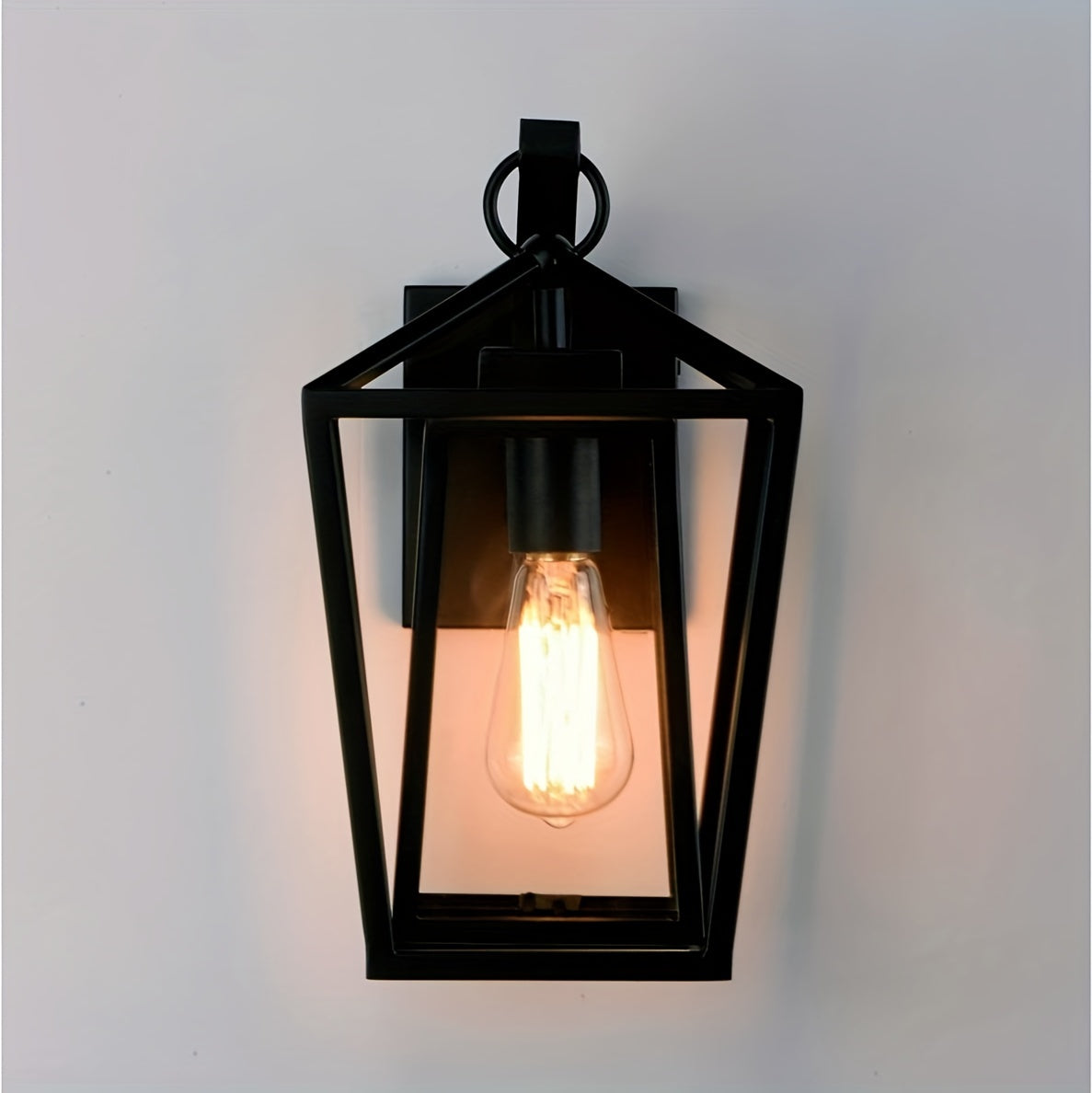 Black Lantern Vintage Wall Light Fixtures