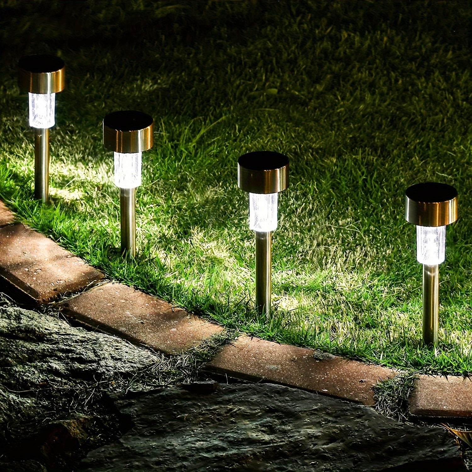 Stainless Steel solar outdoor pathway lights