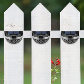 Solar outdoor LED light fixtures