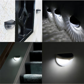Solar outdoor LED light fixtures