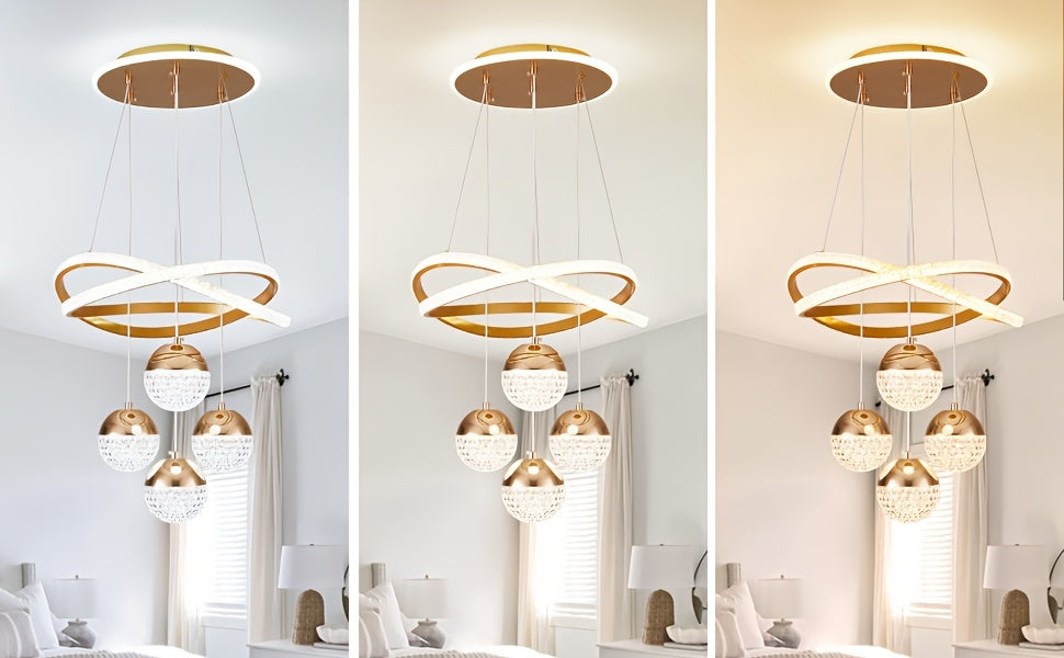 Crystal Ball Pendant Light Chandelier